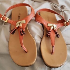 Dollhouse Sandals Burnt Orange Tasselled Sandals Size 7